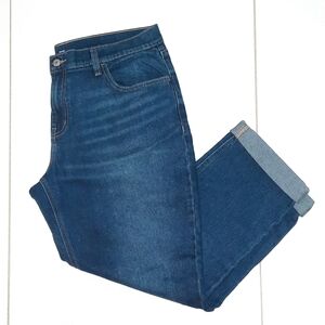 Old Navy Mid-rise Boyfriend Straight Jeans Women's Size 14 Petite